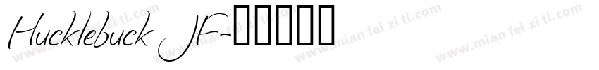Hucklebuck JF字体转换